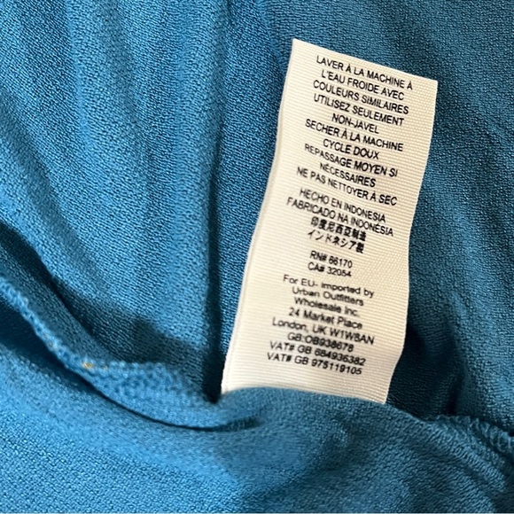 FREE PEOPLE Lana Smocked Tunic Mermaid Combo Color Size X-Small Boho - Picture 8 of 11